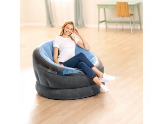 Intex 68582 Fotoliu gonflabil Empire, 112x109x69 cm, Albastru