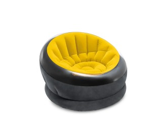 Intex 68582 Fotoliu gonflabil Empire, 112x109x69 cm, Galben
