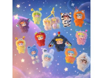 Коллекционная мягкая игрушка с кольцом POP TOP JOTOYS серии Q.Kid - Космо-волны