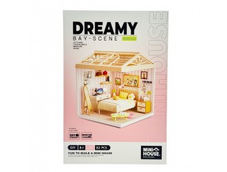 Конструктор-румбокс Mini House серии Интерьер - Спальня (свет)