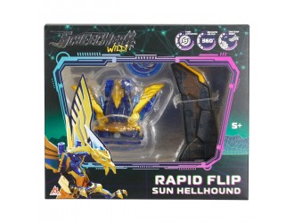 KS686104B Jucarie transformer Screechers Wild! Rapid Flip Sun Hellhound S5 L0.5 V2