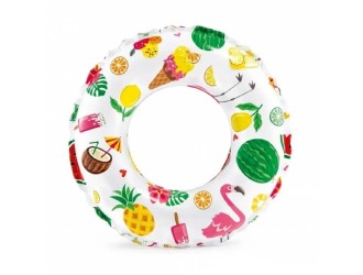 Colac gonflabil de inot 61 cm, Fructe, 6-10 ani, Intex 59241