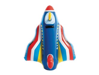 Intex 57531 Pluta gonflabila Avion cu pistol cu apa, 117x104 cm, max. 40 kg, 3+ ani, albastra