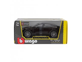 18-21114 Macheta auto Porsche Macan 4 Electric (negru, 1:24) Bburago