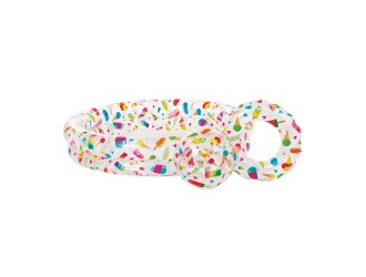 Piscina gonflabila pentru copii Ice Pop cu minge si colac, 122x25 cm, 150 L, 2+ ani, Delicii, Intex 59460