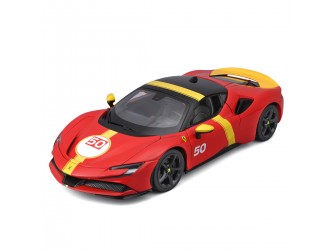 18-16021 Macheta auto seria R&P - Ferrari SF90 Stradale Assetto Fiorano (1:18) Bburago