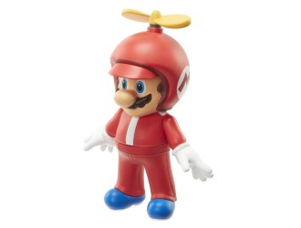 Figurina cu mecanism Nintendo Super Mario, Propeller Mario, 7 cm