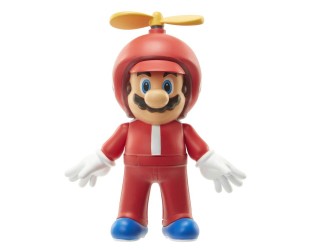 Figurina cu mecanism Nintendo Super Mario, Propeller Mario, 7 cm