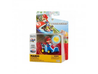  Masinuta Super Mario Coin Racers Wave 1, mecanism cu moneda, 15 cm, 3 ani+ -Super Mario