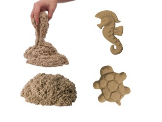 Nisip kinetic NATURAL, Kinetic Sand original 907 g pentru copii modelabil, 57019