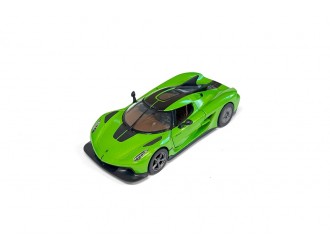 900475-K1V Macheta auto metalica Kinsmart Koenigsegg Jesko Absolut Verde, Scara 1:36