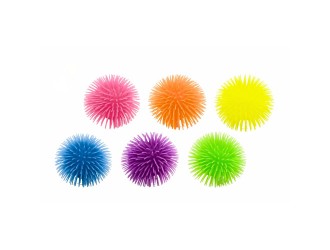 Minge antistres puffer 14 cm cu lumini Unikatoy 25708, Verde