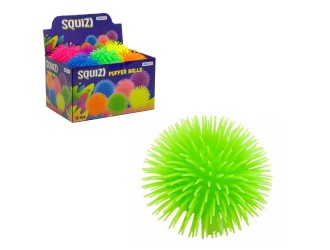 Minge antistres puffer 14 cm cu lumini Unikatoy 25708, Verde