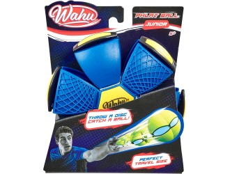 Minge frisbee transformabila Albastra pentru copii Phlatball Junior, joc outdoor