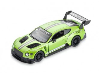 Macheta auto metalica Kinsmart Bentley Continental GT3 Verde, Scara 1:36