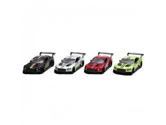 Macheta auto metalica Kinsmart Bentley Continental GT3 Argintiu, Scara 1:36