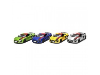 Macheta auto metalica Kinsmart Audi R8 Coupe Gri, Scara 1:36