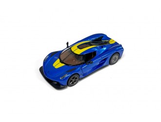 900475-K1Ab Macheta auto metalica Kinsmart Koenigsegg Jesko Absolut Albastru, Scara 1:36