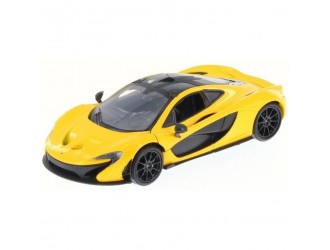 Macheta auto metalica Kinsmart McLaren P1 Galben, Scara 1:36