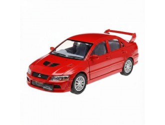 900475-Ms1R Macheta auto metalica Kinsmart Mitsubishi Lancer Evolution X Rosu, Scara 1:36