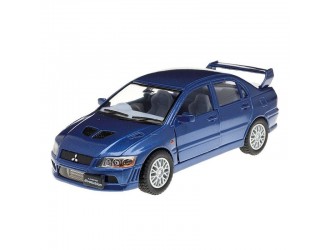 900475-Ms1Ab Macheta auto metalica Kinsmart Mitsubishi Lancer Evolution X Albastru, Scara 1:36