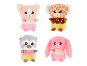 Jucarie de plus parfumata Keel Toys Leopard Bakery Cupcakes Ciocolata 16 cm