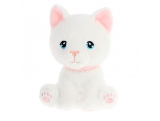 Jucarie de plus Keel Toys Keeleco Kitty Love Pisica White Alb 14 cm
