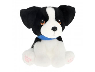 Jucarie de plus Keel Toys Keeleco Puppy Love Catelus Border Collie 14 cm