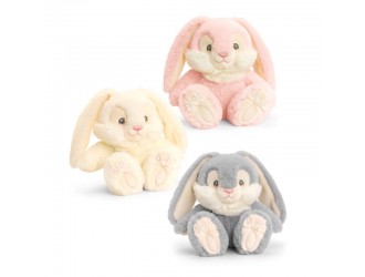 Jucarie de plus Keel Toys Keeleco Patchfoot Rabbits Iepuras Gri 15 cm