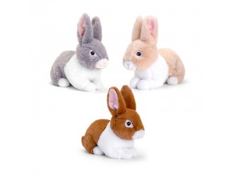 Jucarie de plus Keel Toys Keeleco Bunnies Iepuras Crem 18 cm