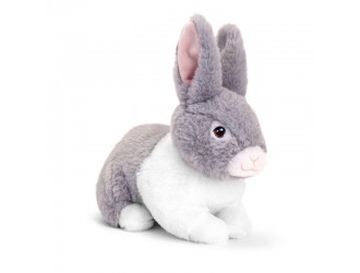 Jucarie de plus Keel Toys Keeleco Bunnies Iepuras Gri 18 cm