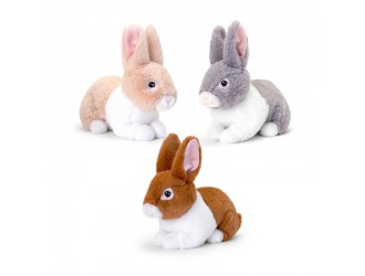 Jucarie de plus Keel Toys Keeleco Bunnies Iepuras Cafeniu 25 cm