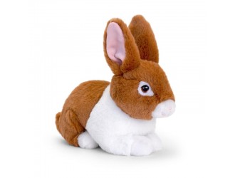 Jucarie de plus Keel Toys Keeleco Bunnies Iepuras Cafeniu 25 cm