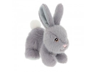 Jucarie de plus Keel Toys Keeleco Bunny Pets Iepuras Gri 14 cm