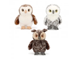 Jucarie de plus Keel Toys Keeleco Bufnita Maro 18 cm