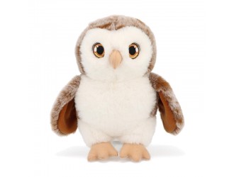 Jucarie de plus Keel Toys Keeleco Bufnita Crem 18 cm