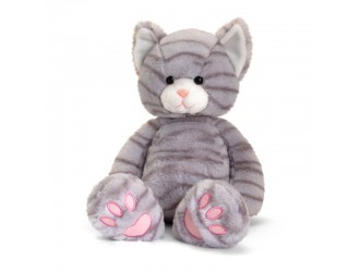 Jucarie de plus Keel Toys Love to Hug Pisicuta Gri 25 cm