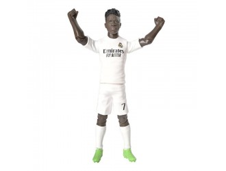 Figurina Articulata Real Madrid Vinicius Jr. 20 cm, Football Action Figure Fotbalist cu Mingea, +3 ani