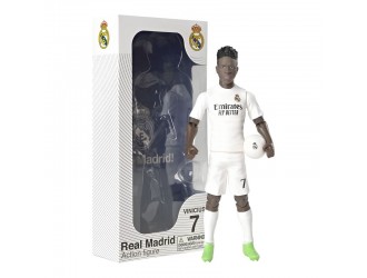 Figurina Articulata Real Madrid Vinicius Jr. 20 cm, Football Action Figure Fotbalist cu Mingea, +3 ani