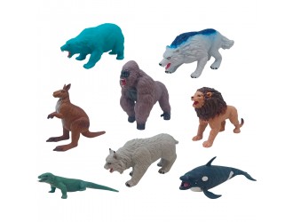 Figurina elastica surpriza maxi, Gheata si Foc, Legend of Animals, Sbabam, Blind Box