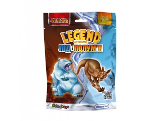 Figurina elastica surpriza maxi, Gheata si Foc, Legend of Animals, Sbabam, Blind Box