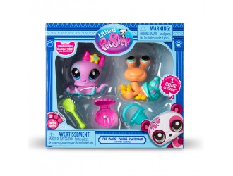 Set cu 2 figurine Animalute Littlest Pet Shop Vanatoarea de comori