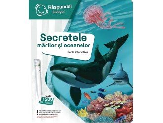 Carte interactiva Raspundel Istetel - Secretele Marilor si Oceanelor, 5+ ani