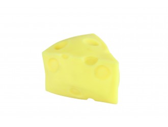 Jucarie antistres Squishy Cascaval Gigant (Jumbo Squeeze Cheese), 8 cm, moale si elastica
