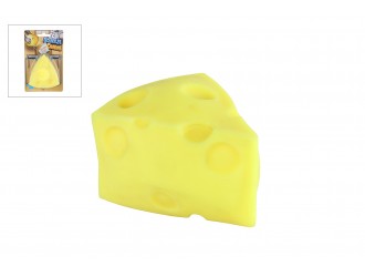 Jucarie antistres Squishy Cascaval Gigant (Jumbo Squeeze Cheese), 8 cm, moale si elastica