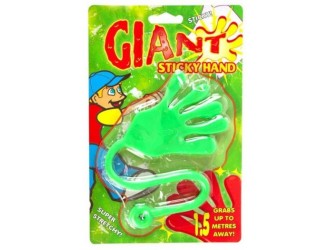 Mana Lipicioasa Giganta pentru copii, extensibila si reutilizabila, Verde