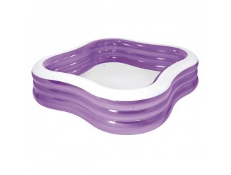 Piscina gonflabila Intex Family Beach Wave, 229x229x56 cm, 1350 L, 6+ ani
