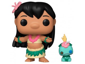 Коллекционная фигурка Funko POP! Disney Lilo & Stitch: Hula Lilo with Scrump #1741
