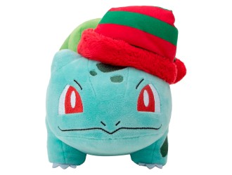 Плюшевая игрушка Pokemon Jazwares: Рождественский Бульбазавр 20 см
