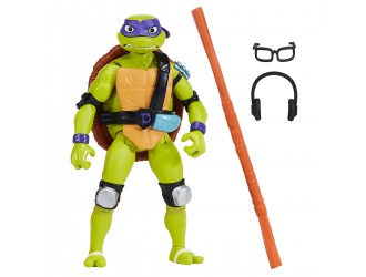 Figurina Donnie cu functie mecanica seria Shell Spin 11,5cm Testoasele Ninja TMNT